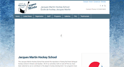 Desktop Screenshot of jacquesmartinhockey.com